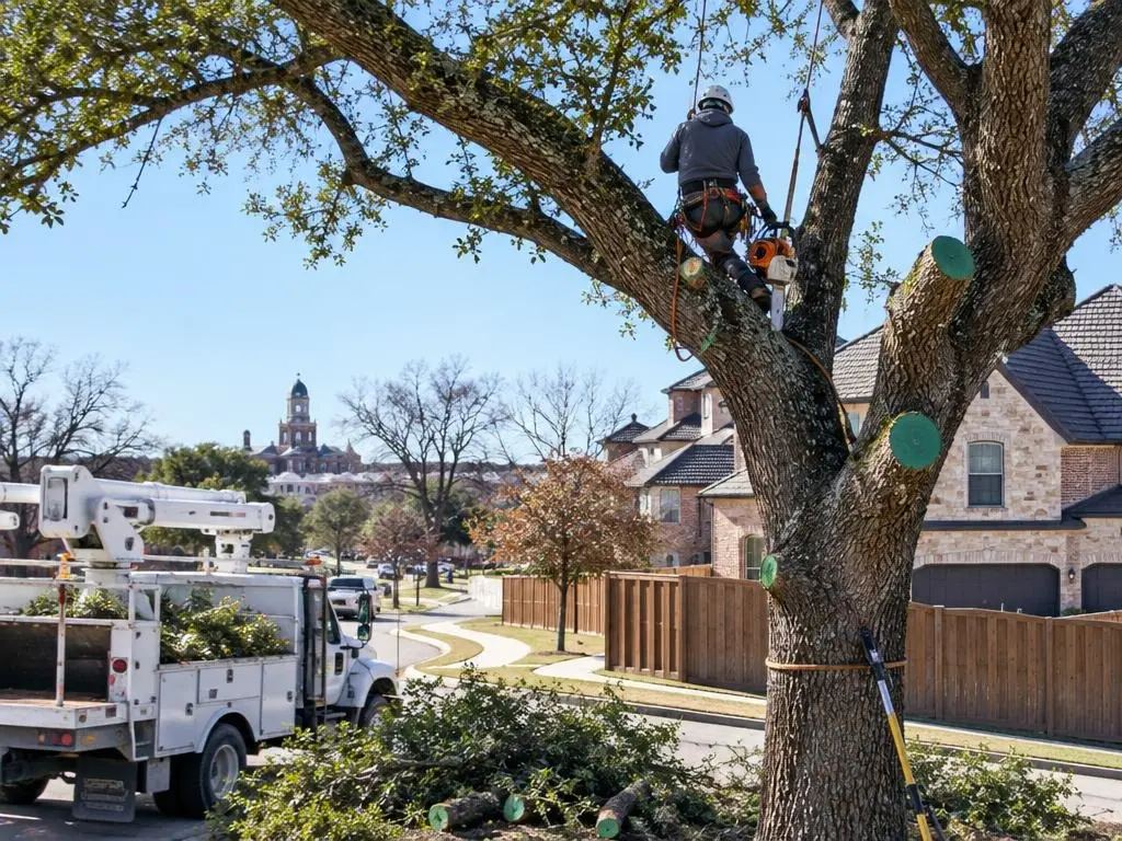 Oak Tree Pruning in McKinney, TX